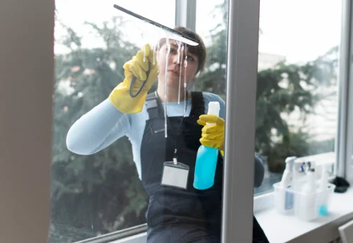 Nettoyage de vitres intérieures et extérieures au Fousseret